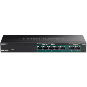 TRENDnet TPE-TG327 5-Port PoE+ Unmanaged 1G/2.5G Ethernet Switch, 30W/Port, Wall mountable
